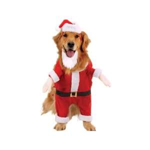   Cringle Santa Claus Christmas Costume for Dogs Small
