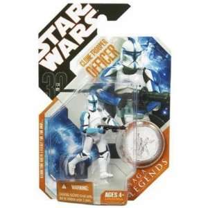  Star Wars Legends Clone Trooper Officer With Coin BLUE 
