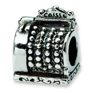  Sterling Silver Reflections Cash Register Bead Jewelry