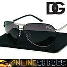   BLACK   Designer Aviator Sunglasses Classic Retro Silver Fashion NWT