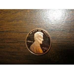 1980 S LINCOLN ONE CENT PENNY    PROOF STRUCK DEEP MIRROR ULTRA CAMEO 