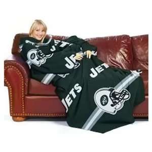    New York Jets The Huddler Fleece Sleeved Blanket