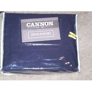  Cannon Twin XL Sheet Set Navy Blue