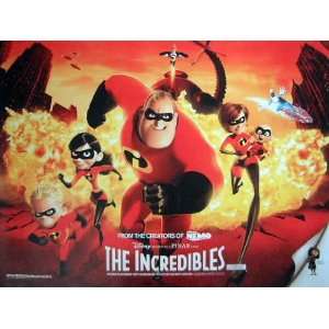  Incredibles. The (Original British Quad Movie Poster 
