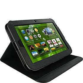Multi Angle Folio Leather Case for Lenovo IdeaPad K1 Tablet Black