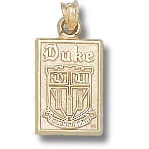  Duke Blue Devils Solid 10K Gold Seal Pendant: Sports 