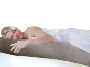Maternity Pregnancy Body Bed Pillow, Memory Foam, Gray 609207283683 