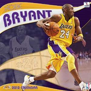  Kobe Bryant 2012 Wall Calendar 12 X 12