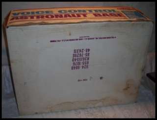 VOICE CONTROL ASTRONAUT BASE remco boxed UNUSED 1969  