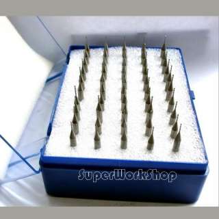 50 x 0.3mm 1.2mm Micro Carbide PCB CNC Route Drill Bits  