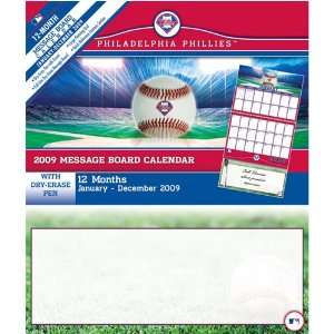   Phillies MLB 12 Month Message Board Calendar