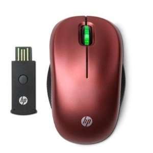    Exclusive Red Wireless Optical Mouse By HP Consumer: Electronics