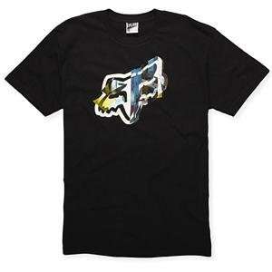  Fox Racing Visual Art T Shirt   Small/Black: Automotive