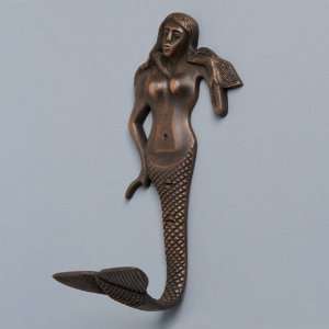  Mermaid Brass Hook   Oil Rubbed Bronze