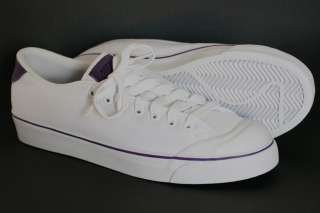NIKE All Court Twist White & Purple Low Classic Tennis Sneaker Shoes 