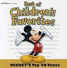   FAVORITES   MICKEYS TOP 40 TUNES BEST OF CHILDRENS FAVORIT [CD NEW