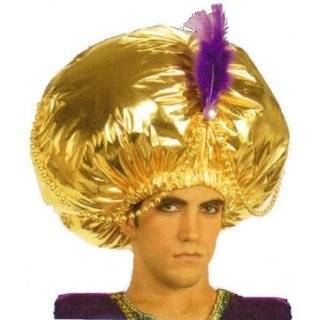  Giant Gold Turban   Hats Clothing