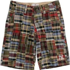  New York Yankees Vineyard Plaid Madras Shorts