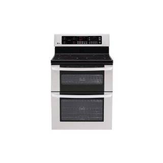   Freestanding Electric Double Oven Range   Stainless Steel: Appliances
