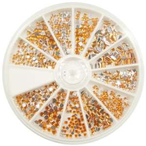 Nail Art MoYou Orange Rhinestone Pack of 1000 Crystal Premium Quality 