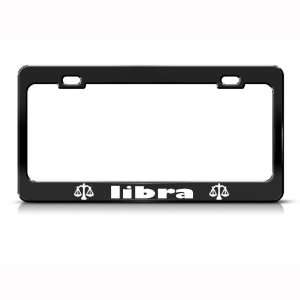  Libra Astrology Sign Zodiac Metal license plate frame Tag 