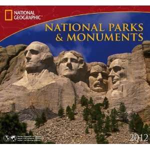  2012 National Parks & Monuments   National Geographic Wall 