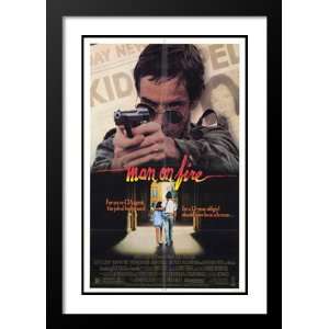  Man on Fire 32x45 Framed and Double Matted Movie Poster 