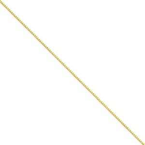  14k 1.5mm Lite Box Chain, Size 16: Jewelry