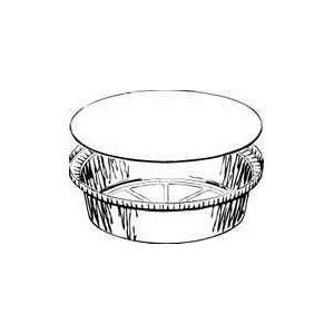 foil containers 9 diameter round with lid (509TP):  Home 