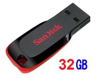SanDisk 32GB 32 Cruzer BLADE USB Flash Pen Thumb Disk Drive SDCZ50 