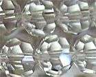 50 Clear Crystals Round Beads 8mm 32 facets
