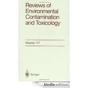 Reviews of Environmental Contamination and Toxicology 177 George Ware 