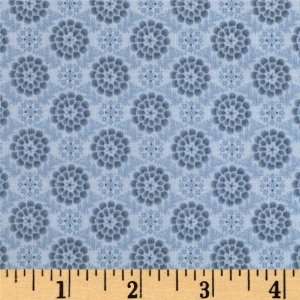  44 Wide Winter Traditions Heirloom Floral Mist Fabric By 