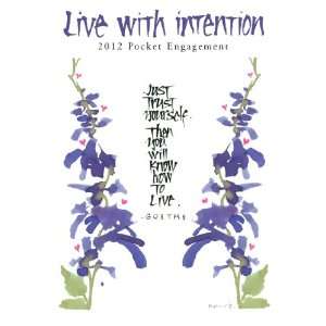 2012 Live with Intention Pocket Engagement Pocket calendar Brush 