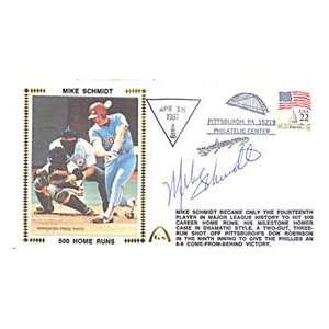   / Signed 500 Home Runs First Day Cover: Sports Collectibles