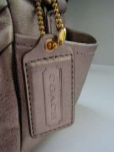 COACH Parker Leather Shoulder Zip Bag 13465 Rosegold  