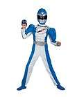 Power Rangers Blue Child Muscle Costume 4 6 Operation Overdrive 