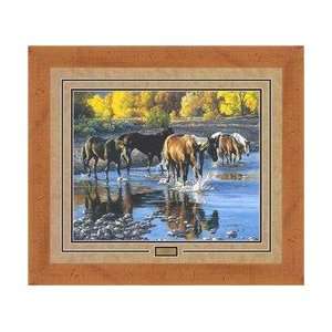  Coming in at Sundown   Horses Framed Print: Home & Kitchen