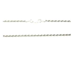 925 STERLING SILVER   20 2.5 MM. ROPE NECKLACE CHAIN  
