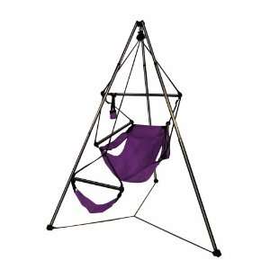   Chair & Portable Tripod Stand, Purple, Aluminum Patio, Lawn & Garden