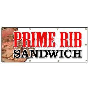   SANDWICH BANNER SIGN usda roasted roast beef french dip Patio, Lawn