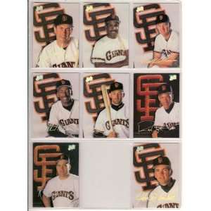  San Francisco Giants 1993 Donruss Studio Baseball Team Set 