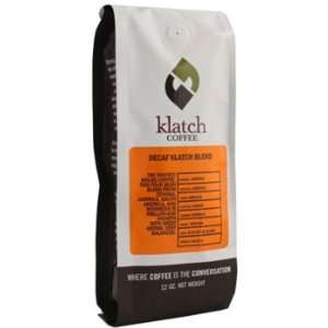 Klatch Coffee   Decaf Klatch House Blend Coffee Beans   12 oz  