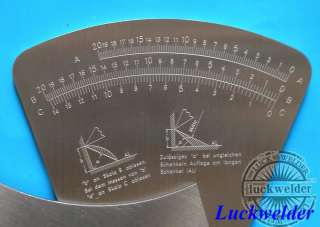 C100 Welding Gauge Ruler Welding Inspection Gage  