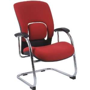  Eurotech Vapor Executive Guest Chair in Crimson Red Fabric 