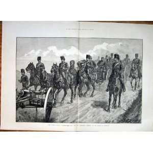 Easter Monday Volunteer Review Artillery Brighton 1883  