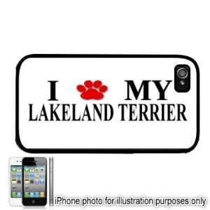   Paw Love Dog Apple iPhone 4 4S Case Cover Black 