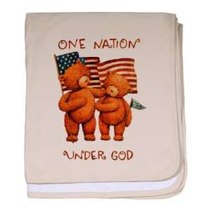   Pink One Nation Under God Teddy Bears with US Flag: Everything Else