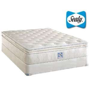 com Sealy Sealy Plush Euro Plush Euro Pillow Top Innerspring Mattress 