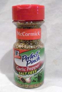 McCormick Salt Free Perfect Pinch Garlic Pepper 2.5 oz  